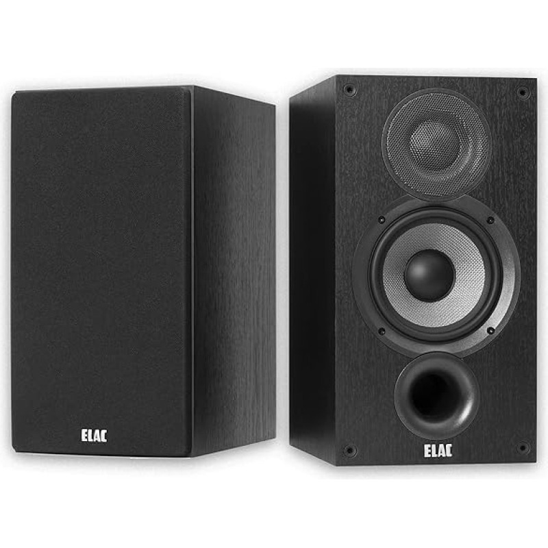 ELAC DEBUT B5.2 Riiulukõlar Must dekoor