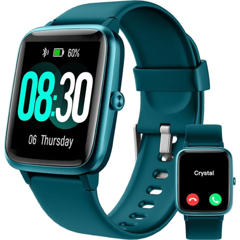 GRV Smartwatch, Unisex fitness-kell koos südame löögisageduse mõõtja, sammuloenduri, unenägude monitori, 9 treeningrežiimiga