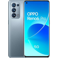 OPPO Reno6 Pro 5G nutitelefon, 4500 mAh aku 65 W kiirlaadimisega, 6,5-tolline FHD+ ekraan, 50 MP neljakordne kaamera, 256 GB mälu, 12 GB RAM, Lunar Grey