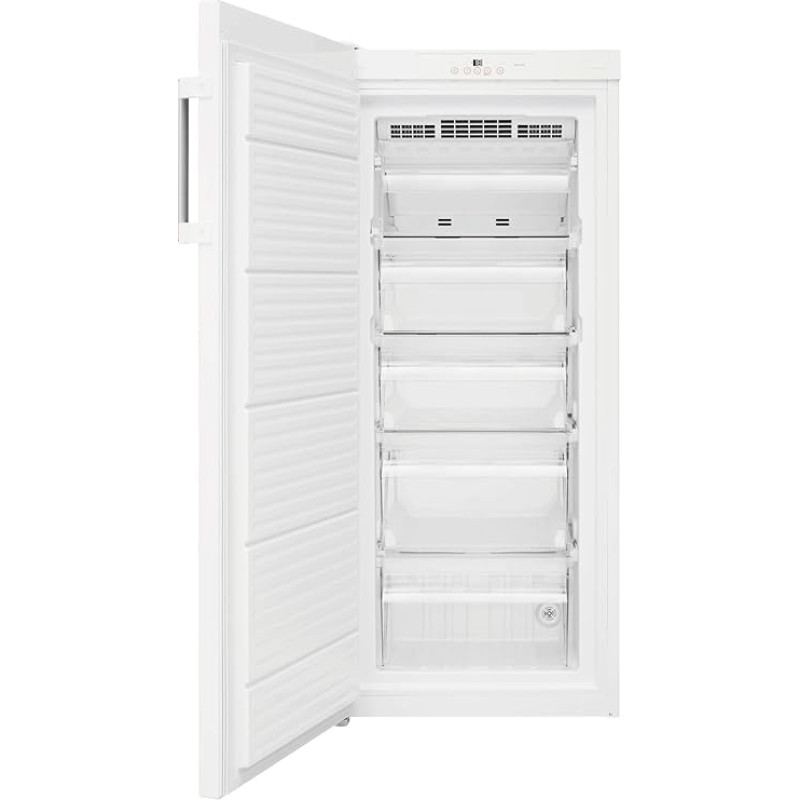 Privileg PFVN 246 W NoFrost Freezer, 170 L Capacity, Quiet with 41 dB, No More Defrosting Thanks to NoFrost, Maxi Box, Super Freezer Function, EasyOpen Valve, White