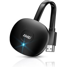 SOCLLLife Wireless HDMI Dongle, traadita HDMI adapter Wi-Fi Display Dongle, HiFi Display Adapter TV, kodukino jaoks Android/OS/Windows/Mac OS sülearvuti, telefon, tahvelarvuti, PC, HDTV monitorile/projektorile