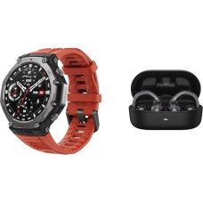 Amazfit T-Rex 3 Outdoor Smartwatch 48mm AMOLED ekraan, Offline Karten und Navigation, 6 Satellitensysteme Dual Band GPS, 27 Tage Akkulaufzeit, NFC, 170 Plus Sportmodus,45m Freitauchen für Abenteuer