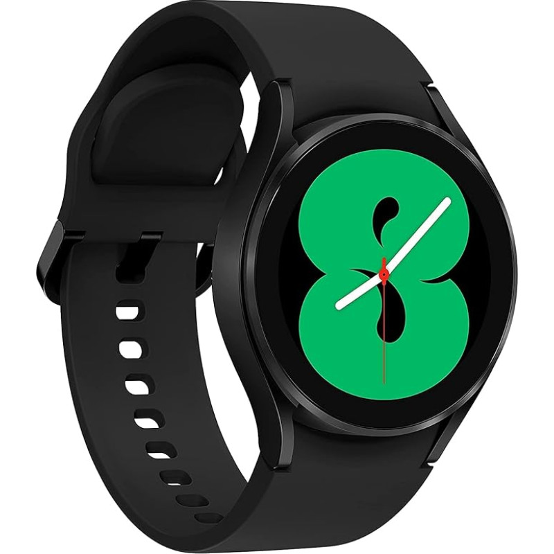Samsung Galaxy Watch4 ümmargune Bluetooth Smartwatch, Wear OS, pöörlev lünett, treeningkell, treeningjälgimisseade, 40 mm, must [ELi versioon]