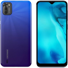 DOOGEE X93 3G nutitelefon ilma lepinguta, 6,1-tolline Waterdrop HD+ ekraan, Android 10 Dual SIM mobiiltelefon, neljatuumaline 2GB RAM, 16GB ROM, 8MP kolmekordne kaamera, GPS, näo lukustuse avamine, 4350 mAh aku, sinine