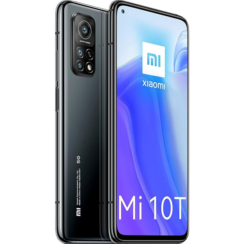 Xiaomi Mi 10T 128GB DS Must 6,7-tolline EL 5G (8GB) Android