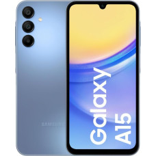 Samsung Galaxy A15 16,5 cm (6,5 tolli) Double SIM hübriid Android 14 4G USB Type-C 4 Go 128 Go 5000 mAh sinine, must