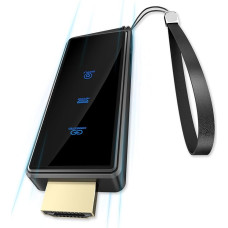 Miracast traadita HDMI dongle adapter, kaasaskantav 2.4/5G HDMI Bluetooth adapter dongle koos video/akuudio/failide ülekandmiseks Android nutitelefonist HDTV-le