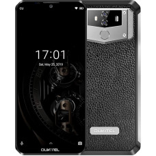 (2019) OUKITEL K12 Android 9.0 nutitelefon ilma lepinguta, 10000 mAh tahke aku, 6,3-tolline veeuputuse FHD+ ekraaniga mobiiltelefon, Helio P35 Octa-Core 2.3GHz 6GB + 64GB, kiirlaadimine, nahk
