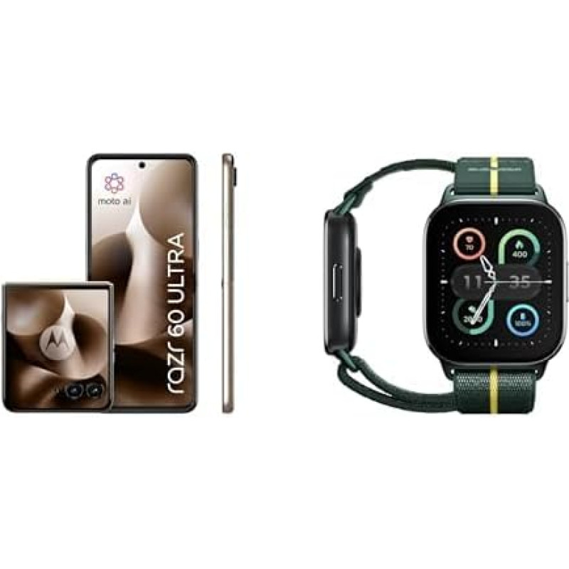 Motorola Edge 60 Fusion nutitelefon Pantone Mountain Trail + Moto Watch Fit