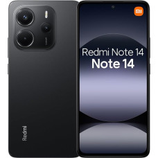 XIAOMI Redmi Note 14 nutitelefon 8GB + 256GB 108MP AI kaamera All-Star vastupidavus MediaTek Helio G99-Ultra 120Hz Eye-Care ekraan 5500mAh aku NFC-ga, ilma laadijata (must)