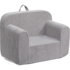 BEJOY Kids Chair Ultra Soft Cuddle Foam Diivan Single Seat Cord lugemisdiivan poistele ja tüdrukutele Hall
