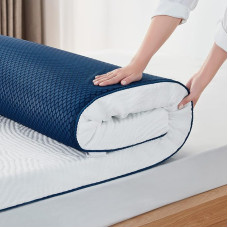 LINSY HOME madratsipealne geel-topper 90 x 200 cm, 7,5 cm kõrgusega topper geel-mäluvahust, H2/H3 kõvadusega geel-madratsipealne topper pestava Tencel™ kattega.