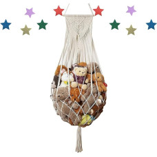 Teddy Hammocks Pehmed loomad mänguasjade hoiustamise Hammock nurgas rippuv korraldaja hoidja makramee pluus mänguasja võrk Teddy Bears lastetoa magamistoa sisustus