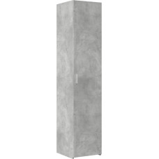 vidaXL Highboard Betoon Hall 40 x 42,5 x 185 cm Puitmaterjal 40 x 42,5 x 185 cm