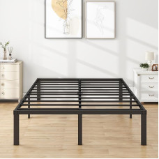 MOFLUT metallist voodi 120 x 200 cm, üheinimesevoodi voodi all oleva panipaigaga (voodid 120 x 200 cm, must)