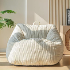 MAXYOYO Bean Bag täiskasvanutele, hubane Bean Bag valmistatud Corduroy käepidemega, vahtpolüstri täitmine, mugav tool, mängimine, lugemine, lõõgastumine