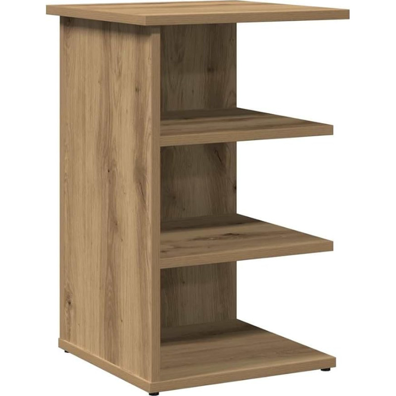 vidaXL Artisan Oak Sideboard, 35 x 35 x 55 cm, puitmaterjal, kapp, hoiukapp, kodukorraldus, kapp, külgkapp, elutoa kapp