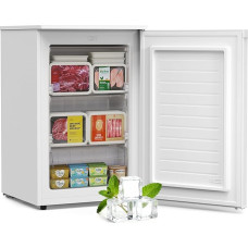 Upstreman 98 L sügavkülmik Small, sügavkülmik 3 sahtliga, nelja tärni jahutusega sügavkülmik, mini sügavkülmik, kompaktne UF98 valge