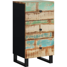 vidaXL küljepaneel 3 sahtliga 40 x 33,5 x 75 cm Taaskasutatud puidust massiivne