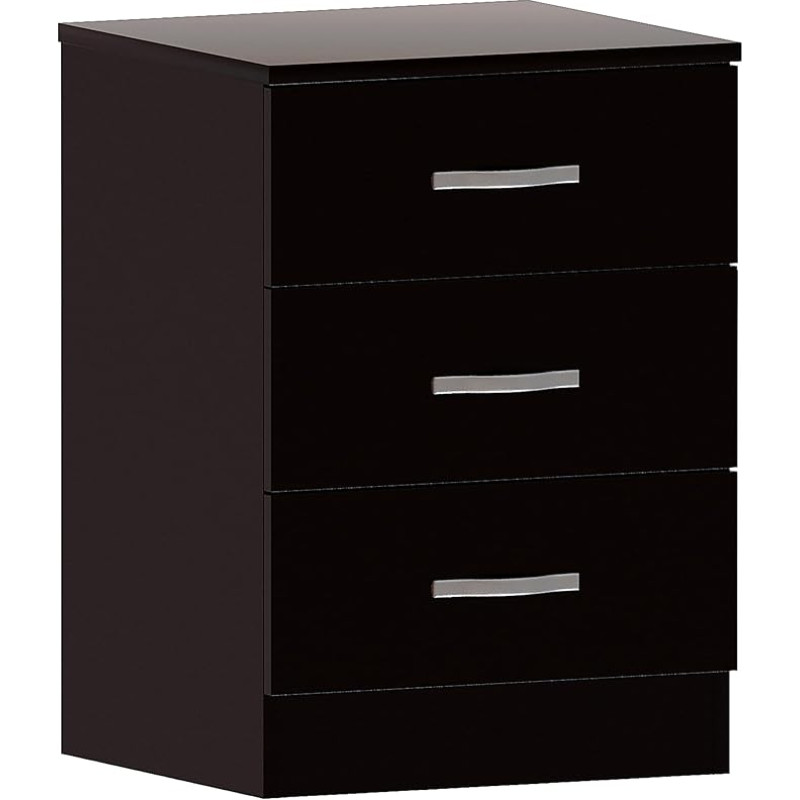 Home Discount Must kapp, 3 sahtlit, must