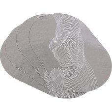 NOENNULL pestavad ovaalsed laudvaibad PU nahast söögitoa laudvaibad komplekt 4 ideaalsed köögi restorani hotelli jaoks