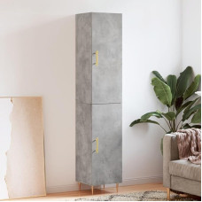 FIRBNUS Kõrge kapp 34,5 x 34 x 180 cm elutoa kapp Highboard elutoa raamaturiiul kitsas arhiveerimiskapp organiseerimiskapp vannituppa, elutuppa, söögituppa, kontorisse, betoonhall