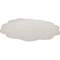 VANZACK 4 Stück Teiliges Rutschfestes Tischset in Blumenform aus Pu Leder Wasser Ölabweisend Hitzebeständig Abwischbar Geeignet für Küche Restaurant Hotel und Esszimmer Stilvolle