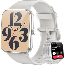 Blackview Smartwatch Mehed Naised Telefoni funktsiooniga (helistada / vastu võtta) / sõnumite meeldetuletus, spordikell 100+ spordirežiimiga, spordikell, südame löögisageduse unemõõtja, sammuloendur, nutikell arukale inimesele