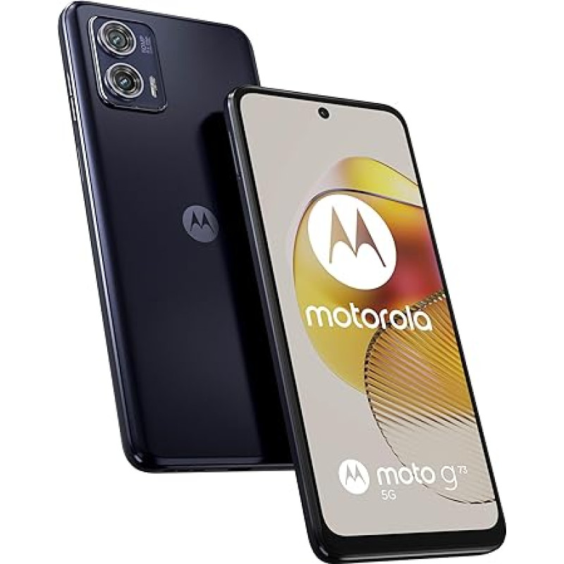 Motorola Moto G73 (5G) Dual SIM 256GB ROM + 8GB RAM (ainult GSM | CDMA puudub), tehases vabastatud 5G nutitelefon (Midnight Blue)