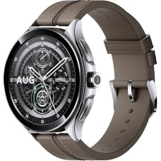 Xiaomi Watch 2 Pro 4G (LTE) nutikell (135-205 mm, nahk, hõbedane/pruun), pruun, Unico, Classic
