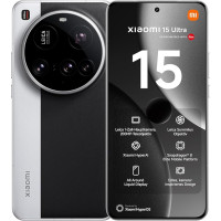 Xiaomi 15 Ultra nutitelefon, 16 + 512 GB, hõbedane, mobiiltelefon ilma lepinguta, 100 mm 200 MP Leica kaamera, 120 Hz WQHD+ AMOLED ekraan, Snapdragon 8 Elite, 5410 mAh, 90 W HyperCharge, Xiaomi Hyper AI,