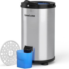 Umelome pesumasinate tsentrifuugimine, 6 kg, energia- ja energiasäästlik tsentrifuugimine, energiaklass A+++, hõbedane [energiaklass A+++]