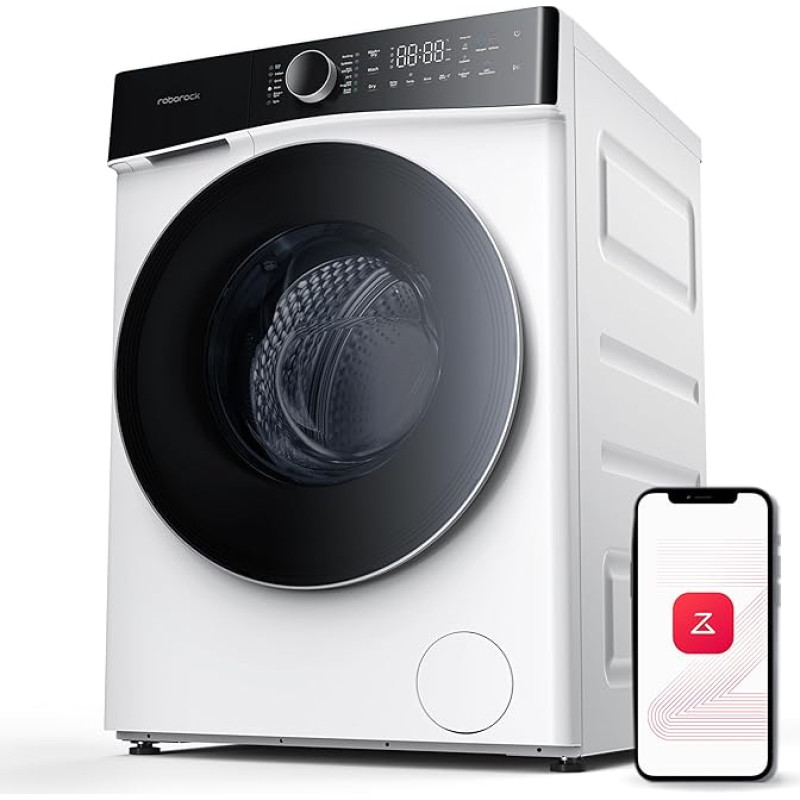 roborock Zeo Lite pesukuivati / 10 kg pesu ja 6 kg kuivatus / Zeo-tsükli kuivatustehnoloogia / RR Seafarer pesu- ja kuivatusalgoritm / LintClear isepuhastussüsteem / automaatne doseerimine.