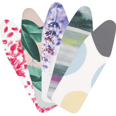 Brabantia Ironing Board Covers D, 135 x 45 cm, Cotton Cover with 4 mm Foam and 4 mm Felt (Assorted)
