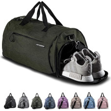 Fitgriff® Sports and Travel Bag for Men and Women, with Shoe Compartment and Wet Compartment, Bag for Sports, Fitness and Travel, Training Bag, Gym Bag