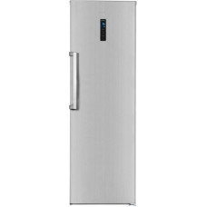 Exquisit Fridge without Freezer, 359 Litres, No-Frost, Alarm Function, 5 Shelves, 4 Door Shelves, Vegetable Compartment, LED Lighting, Full-Room Refrigerator, KS360-V-HE-040D Inoxlook