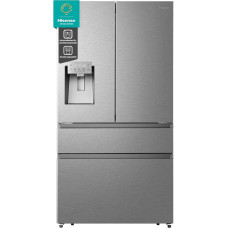 Hisense RF728N4SASE French Door Fridge-Freezer Premium Stainless Steel Look