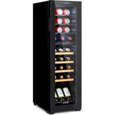 Klarstein Freestanding Wine Fridge for 27 Fl. - Drinks Fridge with 2 Cooling Zones & Energy-Efficient Compressor - Ideal for Wine Lovers, Keeps Your Wines Cool & Fresh