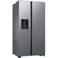 Samsung RS64DG53R3S9EF Side-by-Side Fridge with Freezer, 178 cm, 628 L, SmartThings AI Energy Mode, Ice and Water Dispenser, Slim Ice Maker, Stainless Steel Look
