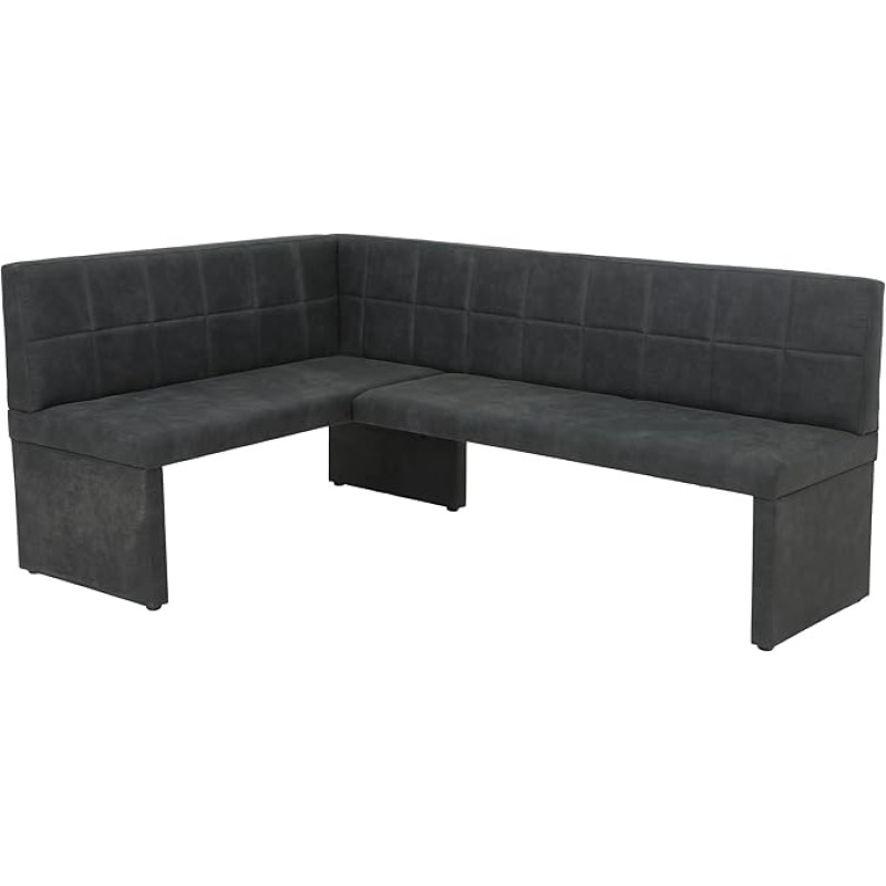 Hela Tische, Melanie nurgapingi istmekate mikrokiust Vintage Look pikk külg vasakule B 140 x 200 x K 90 cm