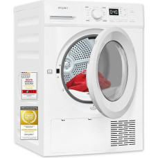 Exquisit TWP1001-030D soojuspumbaga kuivati, 10 kg, 16 programmi, kortsumiskaitse, LED, kuivati, eesmine laadur, valge