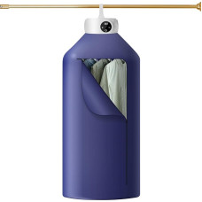 Uten kaasaskantav soojuspumbaga kuivati, väike elektriline trummelkuivati ajamiga / automaatse väljalülitusega, minikuivati ärireisidele, õpilaskodudele, korteritele, hotellidele, kämpingutele (sinine)