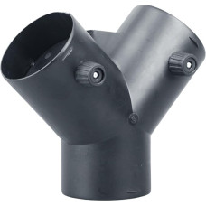 Y-tüüpi kanaliühendus, 3-suunaline kuivati ventilatsioonijaotur, 60 mm / 75 mm õhukütteklapp, ventilatsioonikanali ühendus, ventilatsioonijaotur koos 2 õhumahu reguleerimisventiiliga, õhuväljund kütteseadme jaoks