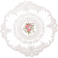 TOYANDONA 2 lehte Vintage lauamattide Prantsuse pits tupsudega tikitud lauamattide pulmade jaoks Dekoratiivsed lauamattid Kuumakindel libisemiskindel lauakaitsja lauanõude ja lauanõude jaoks