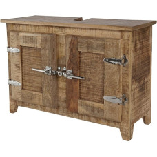 SIT-Möbel 2507-01 Külmikukapp, valmistatud mangopuidust, käepidemetega uks, 87 x 30 x 60 cm, naturaalne viimistlus