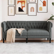 CIADAZ Chesterfield 372548 2-kohaline diivan tumehall kangas, Lounge diivan, diivanid ja diivanid, Relax diivan, diivan elutuppa, diivan magamisfunktsiooniga