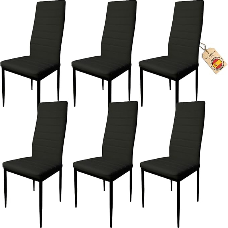 Avaleht Disain ja mugavus 6 Pack Söögitoolid Pehmendusega köögitoolid Söögitoolid 6 Pack