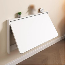 MTSYXYM kokkupandav seinalaud, ilmastikukindel, ujuv multifunktsionaalne söögilaud tööpinkide, köögi, pesumaja, kodukontori jaoks, valge, ruumi säästev (suurus : L80 x W40 cm)