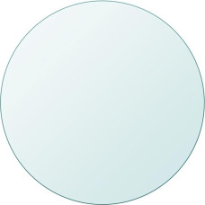 Asendatav ümmargune lauaplaat karastatud klaasist Läbimõõt 800 mm Paksus 10 mm Läbipaistev