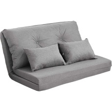 Reguleeritav kokkupandav metallraamiga kokkupandav tool, suitsuhall alus, diivanvoodi seljatoega ja padjadega - kokkupandav madrats, futon diivan, voodi, ideaalne laiskadeks päevadeks